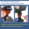 2PC Camera Tripod Mount for Gopro Adapter, 360 Adjustment 1/4-20 Screw Conversion Adapter for GoPro Hero10, Insta360 ONE X3, X2, Go 3, Xiaomi Yi and Other Action Cameras (red) view 2