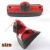 3rd Third Brake Light Backup Reverse Parking Rear View Reversing Camera Led/IR Light Night Vision Waterproof IR Lights for Nissan NV 1500, 2500 and 3500 Series (2012 - Current) (Camera) view 2