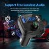 WYYHAA Bluetooth FM Transmitter for Car, BT 5.0 & QC3.0 Car Bluetooth Adapter with 5 EQ Mode, 3 Charging Ports Support USB Disk, TF Card Hands-Free Car Kits view 2