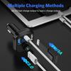 WYYHAA Bluetooth FM Transmitter for Car, BT 5.0 & QC3.0 Car Bluetooth Adapter with 5 EQ Mode, 3 Charging Ports Support USB Disk, TF Card Hands-Free Car Kits view 3