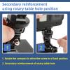2PC Camera Tripod Mount for Gopro Adapter, 360 Adjustment 1/4-20 Screw Conversion Adapter for GoPro Hero10, Insta360 ONE X3, X2, Go 2 3, Xiaomi Yi and Other Action Cameras view 2