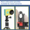 2PC Camera Tripod Mount for Gopro Adapter, 360 Adjustment 1/4-20 Screw Conversion Adapter for GoPro Hero10, Insta360 ONE X3, X2, Go 2 3, Xiaomi Yi and Other Action Cameras view 3