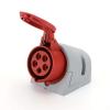 Elecbee Waterproof Industrial Connector - 5Pin 32A 380V-415V IP44 Rating 3P+E+N Configuration view 4