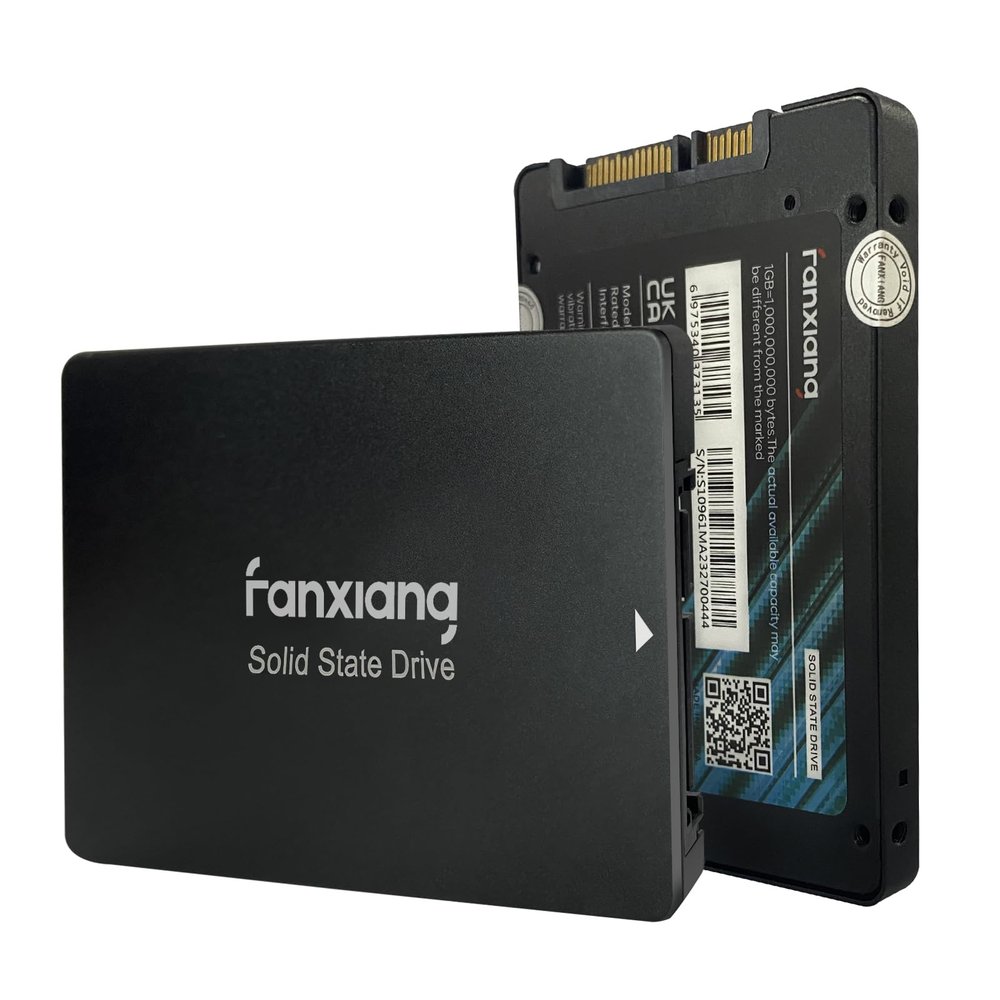 fanxiang S109 2.5" SATA SSD 1TB with DRAM Cache, Up to 560MB/s, Continuous Writing Without Slowing Down, 3D NAND TLC, Internal Solid State Drives
