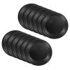 DMiotech 24 Pack 7 Inch Black Blank Vinyl Records for Home Room Wall Independent Decor CD Vinyl Decorative Records Coasters for Retro Music Studio Room view 1