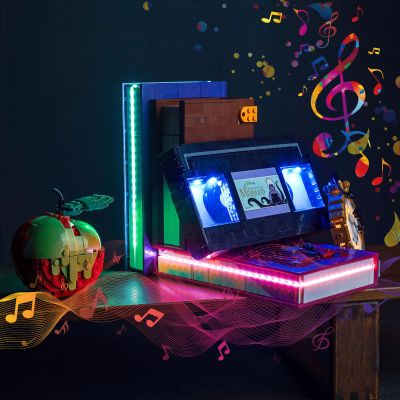 BrickBling LED Lighting Compatible with Lego 43227 Disney Villain Icons, Music Version Light (Lights Only, No Model)