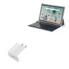BoxWave Charger Compatible with Wiwibous Android Tablet (10.1 in) - PD GAN miniCube (30W), 30W Tiny PD GAN Type-C Wall Charger - Winter White view 1
