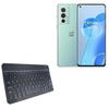 BoxWave Keyboard Compatible with OnePlus 9RT 5G - SlimKeys Bluetooth Keyboard, Portable Thin with Chiclet-Style Keys - Jet Black view 1