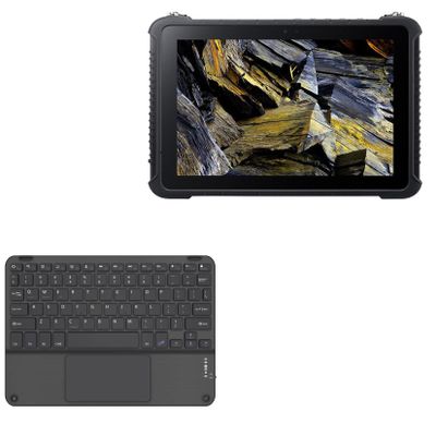 BoxWave Keyboard Compatible with Acer Enduro T5 (ET510-51W) - SlimKeys Bluetooth Keyboard with Trackpad, Portable Slim TouchPad - Jet Black