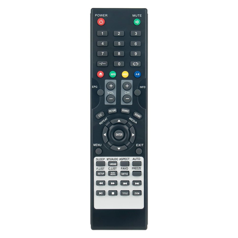 AULCMEET Replaced Remote Control Compatible with Supersonic LED TV/DVD Combo SC-1512 SC-1912 SC-2212 SC-1311 SC-1312 SC-1511WHT