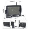 9inch Digital AHD Wireless Car Monitor DVR LCD Display +Wireless Digital AHD Rear View Rearview Reverse Reversing Backup Parking WiFi Camera for Trunk RV Camper Van Trailer 12V-36V (1Channel 1Cam) view 2