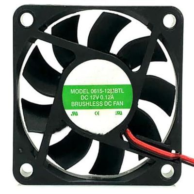 0615-12MBTL DC 12V 0.12A 60X60X15mm Cooling Fan