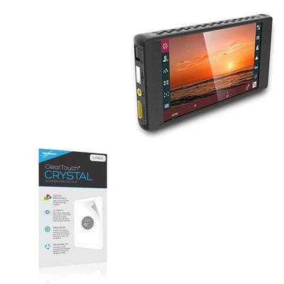 BoxWave Screen Protector Compatible with Portkeys PT6 Touchscreen Camera Field Monitor (5.2 in) - ClearTouch Crystal (2-Pack), HD Film Skin - Shields from Scratches