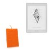 BoxWave Case Compatible with Onyx BOOX Nova Air2 - Velvet Pouch, Soft Velour Fabric Bag Sleeve with Drawstring - Bold Orange view 1