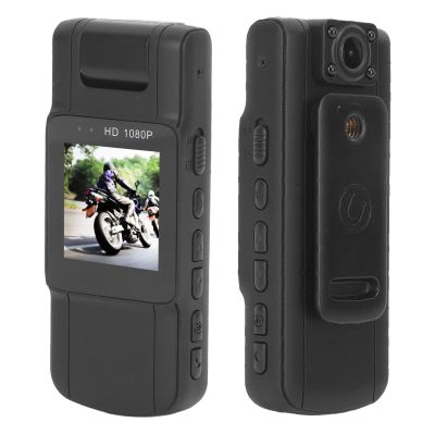 L11 Body Camera, 1080P HD Wearable Mini Body Cameras with IR Night Vision, 180 Rotatable Lens, 1.54inch Screen Police for Meeting Law Enforcement