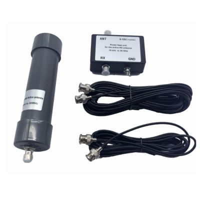 Replacement Active Antenna Universal 10 KHz-30 MHz Mini Whip Active Antenna with BNC to BNC Connection Cable BNC to BNC Cable