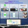 860 Portable CarPlay Screen with 4K Dash Cam Front and Rear- 9.3" Wireless Apple CarPlay Android Auto Car Stereo, Bluetooth, GPS Navigation Head Unit,Car Stereo Receivers,1080p Backup Camera view 2