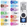 Custom USB Flash Drive 4GB 500 Pack Promotional Product Customized USB Thumb Drive,Customizable USB Drive Personalized with Your Logo Bulk USB 2.0 Personalized USB Stick 500pcs Multiple Color Choice view 1