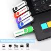 Custom USB Flash Drive 4GB 500 Pack Promotional Product Customized USB Thumb Drive,Customizable USB Drive Personalized with Your Logo Bulk USB 2.0 Personalized USB Stick 500pcs Multiple Color Choice view 4