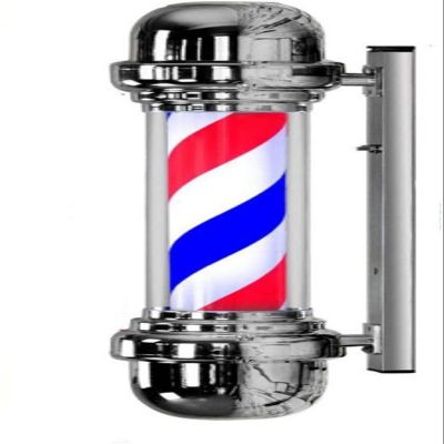 FidemM Light Traditional LED 57cm LED Stripe Salon Equipment Rotating Illuminating Waterproof Light Hair Salon Shop Sign Lamp Outdoor Wall Lamp Decor