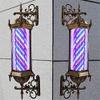FidemM Light Led,Outdoor Retro Style Rotating Hair Salon Barber Shop Open Sign Red White Blue Strips Wall-Mounted Waterproof Save Energy Outdoor Wall Lamp Decor view 4