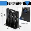 Glosaie Multi Purpose Wire Dispenser, Industrial 330 LBS Capacity Wire Spool Rack/Wire Spool Holder for Spools Up to 34" In Diameter, Workstation & Seat for Jobsite & Workshop, Black view 3