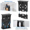 Glosaie Multi Purpose Wire Dispenser, Industrial 330 LBS Capacity Wire Spool Rack/Wire Spool Holder for Spools Up to 34" In Diameter, Workstation & Seat for Jobsite & Workshop, Black view 4