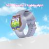 Waterproof Air tag Bracelets for Kids (2 Pack) - Soft Silicone Hidden Air tag Wristband - Lightweight GPS Tracker Holder Compatible with Apple Airtag Band for Child-Donut & Owl view 4