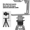 SUNWAYFOTO LB-75R 360 Panoramic Leveling Base Tripod Head 33 lbs (15kg) Load Capacity view 4
