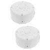UPKOCH 2pcs Extension Cord Connection Box Outdoor Multi Storage for Cables and Electrical Safety Durable Design view 1