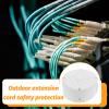 UPKOCH 2pcs Extension Cord Connection Box Outdoor Multi Storage for Cables and Electrical Safety Durable Design view 4