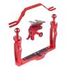Underwater Video Stabilizer Holder Aluminum Alloy Camera Tray Bracket Double Ball Arm Mount Arm for Diving Photography Aluminium Alloy Underwater Video Light Stabilizer Tray Diving Light Stand Tray view 1