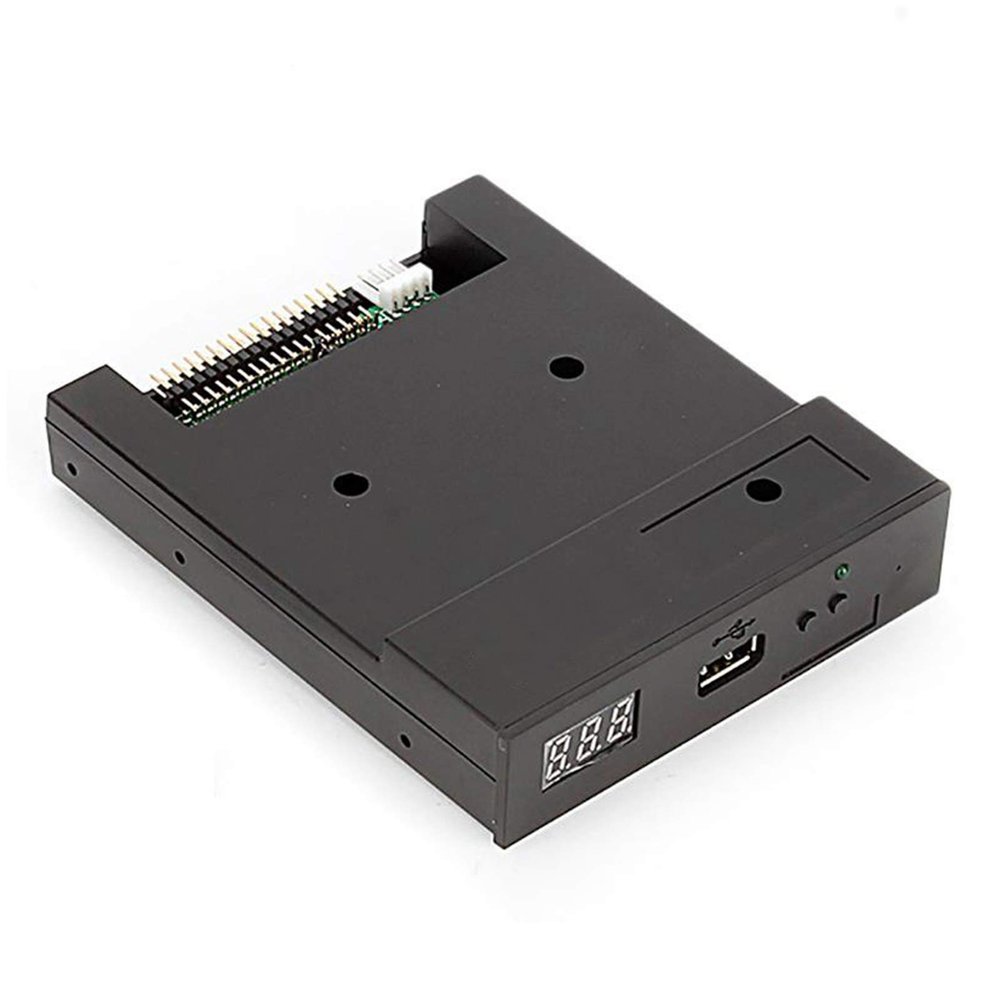 oceanside Black Floppy Drive USB Emulator 3.5" 1000 Floppy Disk Drive to USB Emulator Simulation for Musical Keyboad