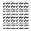 100 Pcs Cable Clips, Adjustable Self Adhesive Wire Management Clamps, Reusable Cable Tie Holder for Power Cable, Charging Cable, USB Cable, Electronic Cable(YX-1316) view 1