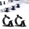 100 Pcs Cable Clips, Adjustable Self Adhesive Wire Management Clamps, Reusable Cable Tie Holder for Power Cable, Charging Cable, USB Cable, Electronic Cable(YX-1316) view 3
