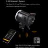 Godox MS300V Strobe Light Kit, 300W Studio Strobe Light, 2.4G Wireless System, Recycle Time 0.11.8S, Bowens Mount LED Modeling Lamp with QS65 Quick Installation Softbox + Light Stand view 3