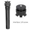 Camera Tripod, Aluminum Alloy Adjustable Height Desktop Tripod, Strong Robust Oxidation Treatment Oxidation Camera Stand, for Phone, Camera[Black] view 4