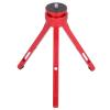 Camera Tripod, Aluminum Alloy Adjustable Height Desktop Tripod, Strong Robust Oxidation Treatment Oxidation Camera Stand, for Phone, Camera[Red] view 1
