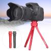 Camera Tripod, Aluminum Alloy Adjustable Height Desktop Tripod, Strong Robust Oxidation Treatment Oxidation Camera Stand, for Phone, Camera[Red] view 2