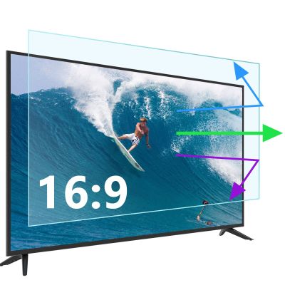 AIZYR Anti Glare Anti Blue Light TV Screen Protector for 32/37/39/40/42 Inch, Frosted Film Anti Glare Film Scratch Resistant and Protect Eyes,40inch/L875W483mm