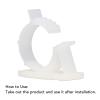 100Pcs Cable Clip, Adjustable Adhesive Cable Management Clip, Durable and Heat Resistant, PA66 Nylon Cord Organizer for Power Cable, Charging Cable, USB Cable(XY-1720) view 2