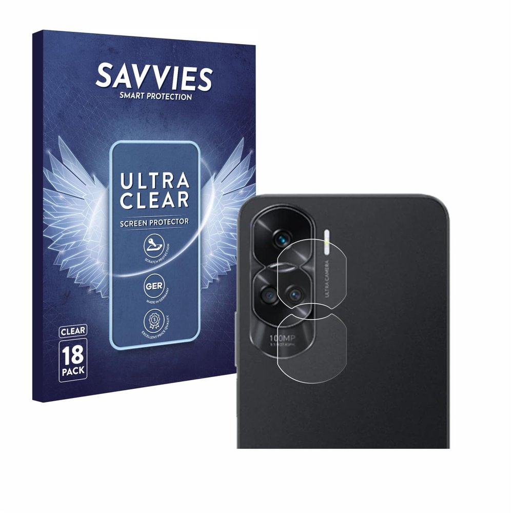 savvies Screen Protector compatible with Honor 90 Lite (ONLY Camera) Protection Film Clear 18-Pack