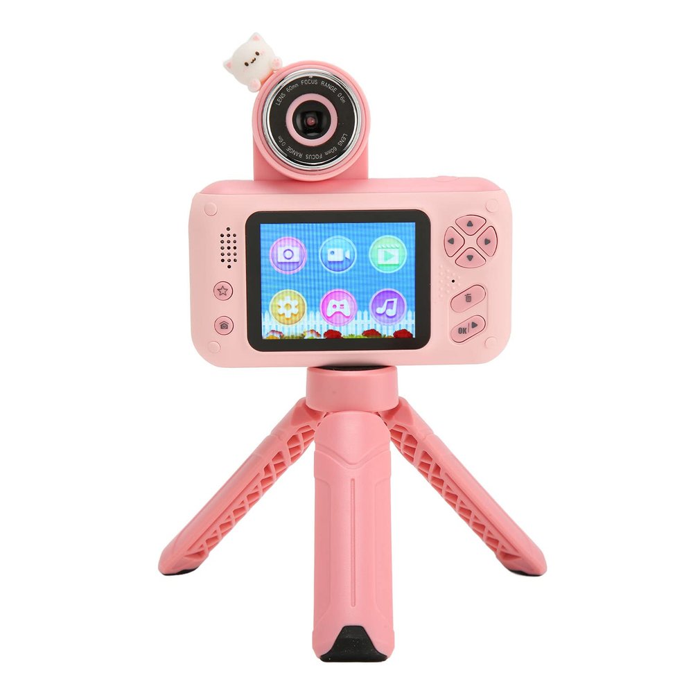 Kids Camera, Digital Camera with Flip up Lens for Selfie Video, Ideal for 3-8 Years Old Girls Boys on Birthday Christmas Party as Gift