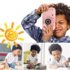 Kids Camera, Digital Camera with Flip up Lens for Selfie Video, Ideal for 3-8 Years Old Girls Boys on Birthday Christmas Party as Gift view 3