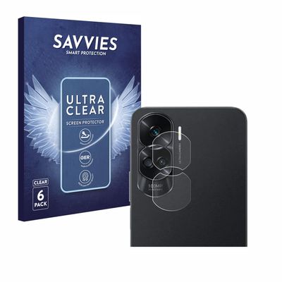 savvies Screen Protector compatible with Honor 90 Lite (ONLY Camera) Protection Film Clear 6-Pack