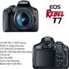 Canon EOS Rebel T7 DSLR Camera with 18-55mm and 75-300mm Lenses, 64GB Memory, Filters, Monopod and More (Renewed) view 2