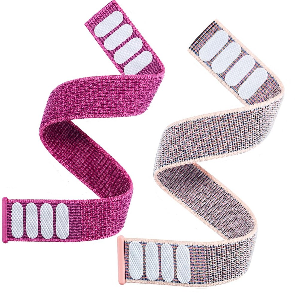 Olytop Fenix 7S / Fenix 6S / Fenix 5S / Instinct 2S Watch Bands, 20mm Hook & Loop Quick Dry Nylon Sport Wristband Replacement Strap for Garmin 6S Pro/6S Sapphire,Descent Mk2S,Fenix 5S Plus -