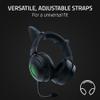 Razer Kitty Ears V2: Clip-on Kitty Ears for Headsets, Gaming Headphones - Universal Fit - Versatile, Adjustable Straps - Lightweight Sillicone - Durable & Comfortable - Classic Black view 3