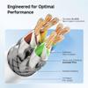 Cable Matters [Cat8 Certified] 40Gbps Shielded Cat 8 Cable, 25ft, White view 4