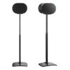 Sanus Height Adjustable Speaker Stands for Sonos Era 300 - 17" Height Adjustment Sonos Stand Includes Carpet Spikes & Rubber Pads - Easy DIY Install Comes w/All Hardware - Black Pair view 1